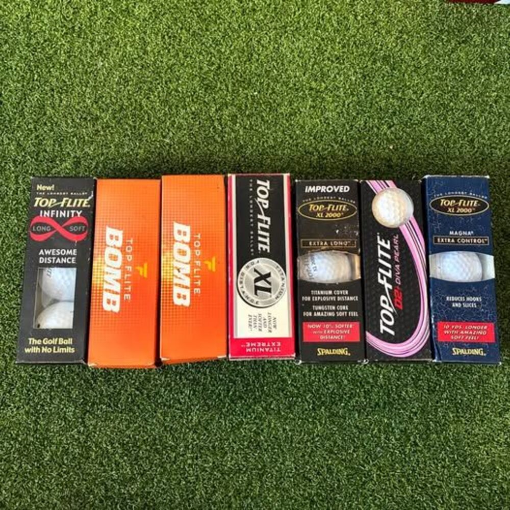 New Top Flite bundle of golf balls (7 sleeves)